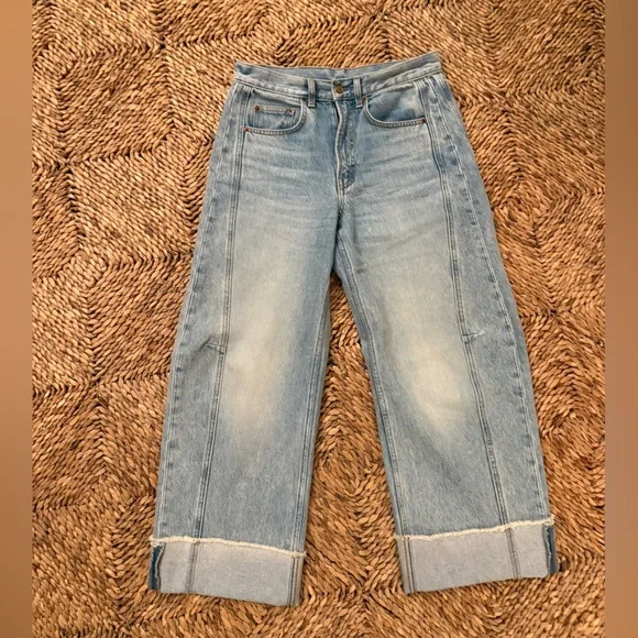 B Sides Relaxed Cuffed Lasso Jean Jac Wash - Picture 4 of 4